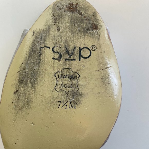 RSVP Embellished Silver Heels - Picture 4 of 4